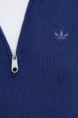 Бавовняний светр adidas Originals колір синій