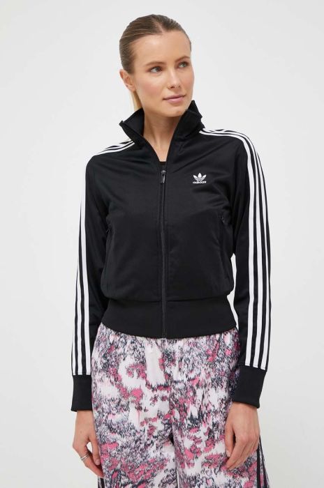 Кофта adidas Originals жіноча колір чорний з аплікацією (3492271)