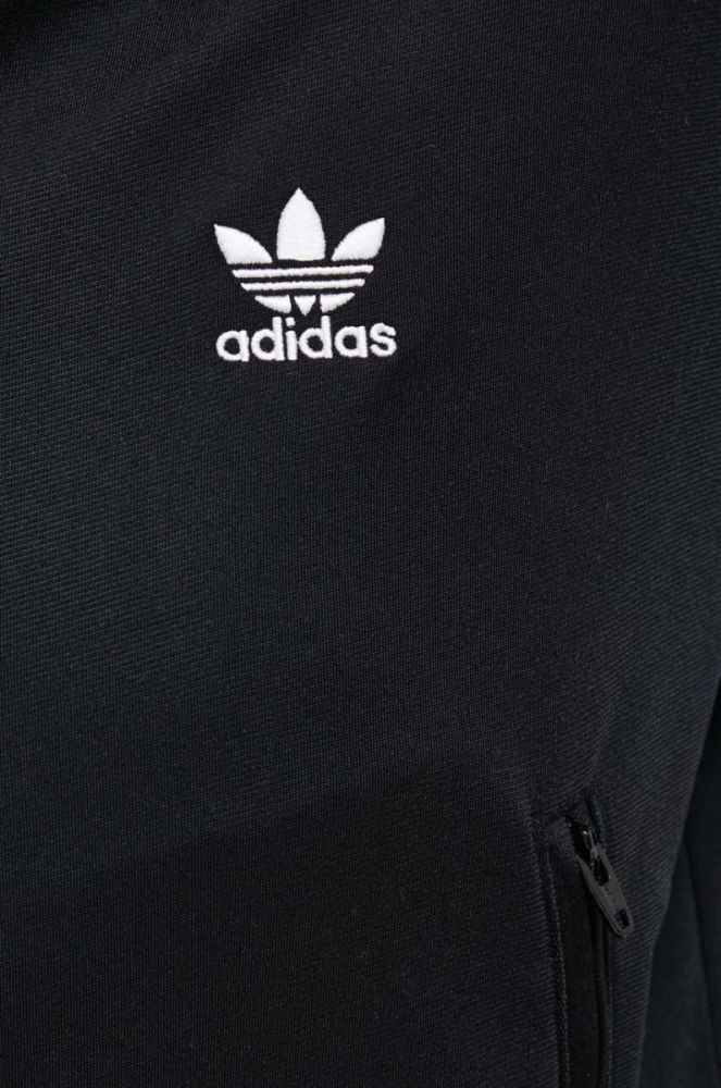 Кофта adidas Originals жіноча колір чорний з аплікацією (3492271) фото 5
