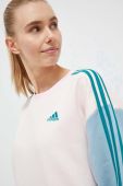 Кофта adidas жіноча колір рожевий візерунок (3337813)
