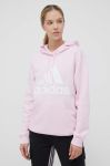 Кофта adidas жіноча колір рожевий з капюшоном з принтом (3305767) Кофта adidas жіноча колір рожевий з капюшоном з принтом (3305767)
