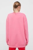 Кофта adidas жіноча колір рожевий однотонна (3506455)