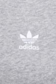 Кофта adidas Originals жіноча колір сірий з капюшоном меланж