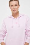 Бавовняна кофта adidas Originals жіноча колір фіолетовий з капюшоном однотонна (3359803) Бавовняна кофта adidas Originals жіноча колір фіолетовий з капюшоном однотонна (3359803)