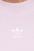 Кофта adidas Originals жіноча колір рожевий однотонна (3359809)