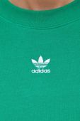 Кофта adidas Originals жіноча колір зелений з аплікацією (3359815)