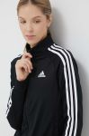 Кофта adidas жіноча колір чорний з аплікацією (3305771)
