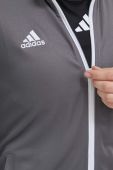 Тренувальна кофта adidas Performance Entrada 22 колір сірий однотонна (3305263)