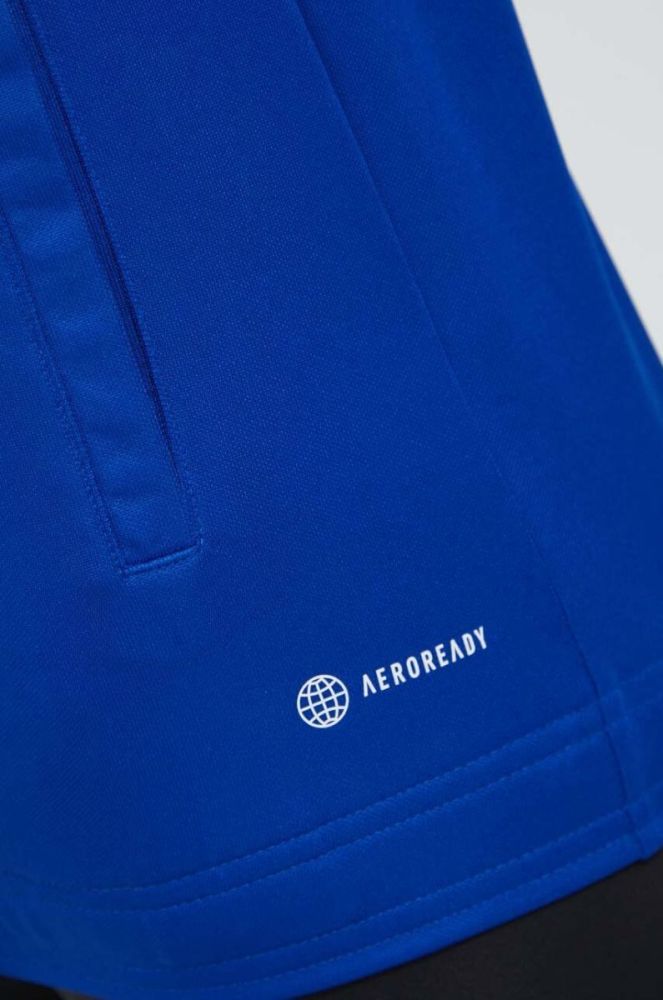 Тренувальна кофта adidas Performance Entrada 22 однотонна колір блакитний фото 5