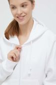 Кофта adidas жіноча колір білий з капюшоном однотонна (3305775)