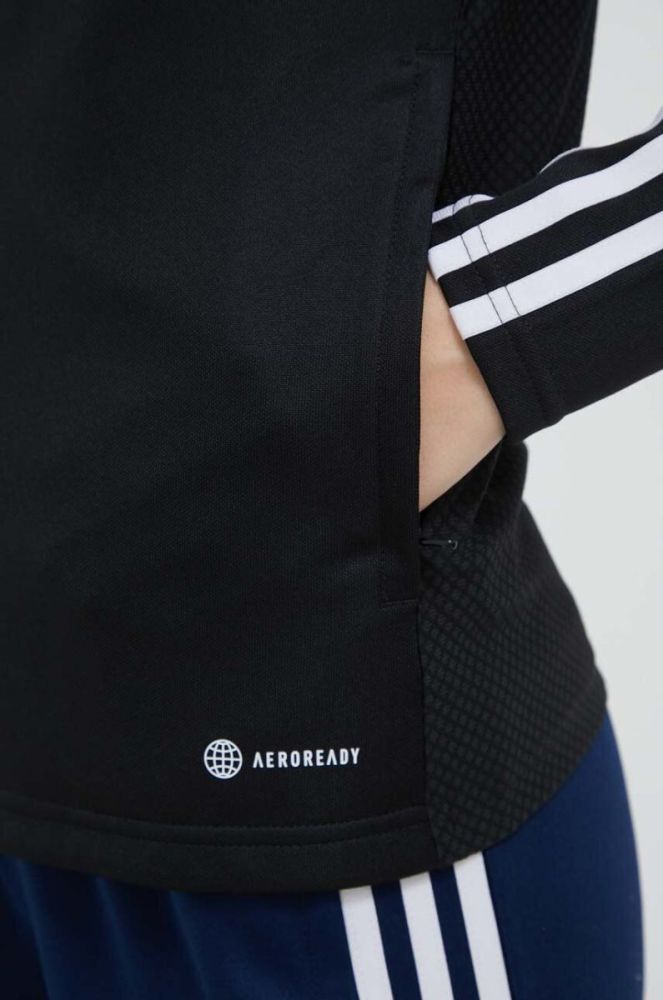 Тренувальна кофта adidas Performance Tiro 23 League колір чорний з аплікацією фото 5