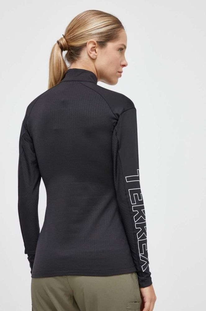 Спортивна кофта adidas TERREX Xperior колір чорний з принтом фото 3