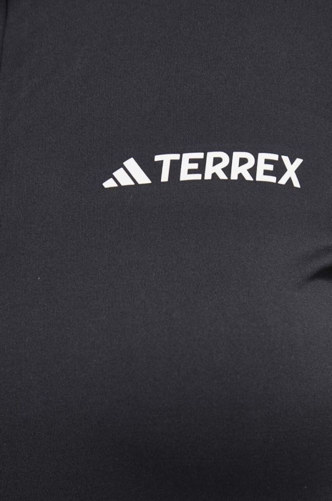 Спортивна кофта adidas TERREX Xperior колір чорний з принтом фото 5