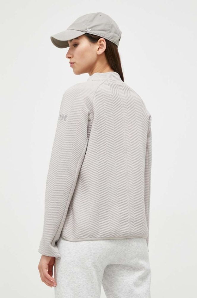 Кофта Helly Hansen жіноча колір сірий однотонна фото 3