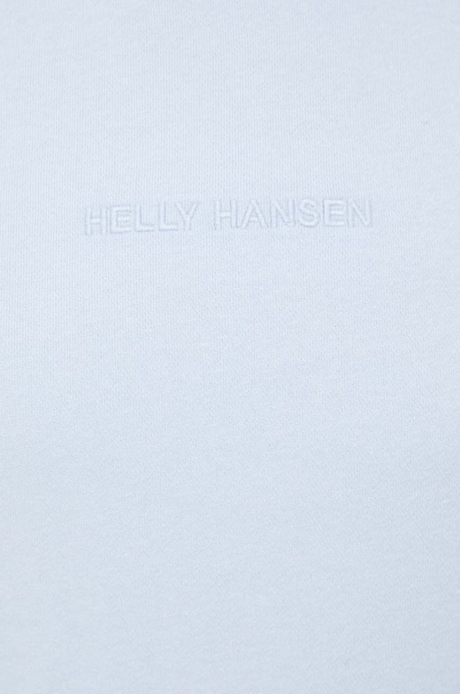 Кофта Helly Hansen жіноча з капюшоном однотонна колір блакитний фото 5