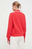 Кофта Fila жіноча колір червоний однотонна