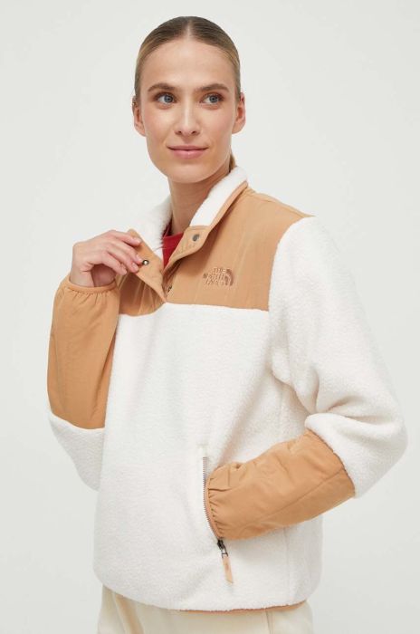 Спортивна кофта The North Face Cragmont колір бежевий однотонна (3555759)