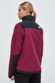 Спортивна кофта The North Face Denali колір фіолетовий з аплікацією