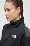 Спортивна кофта The North Face колір чорний однотонна (3582022)
