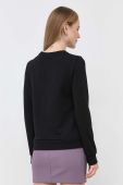 Кофта Armani Exchange жіноча колір чорний з принтом (3461675)