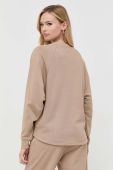 Кофта Armani Exchange жіноча колір бежевий з аплікацією
