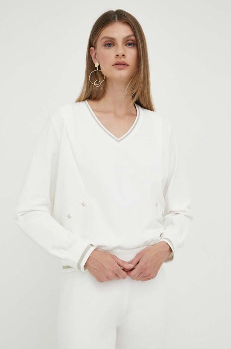 Кофта Liu Jo жіноча колір бежевий однотонна (3393828)