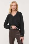 Кофта Liu Jo жіноча колір чорний однотонна (3393824)