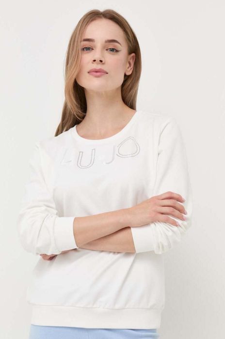 Кофта Liu Jo жіноча колір бежевий з аплікацією (3383159)