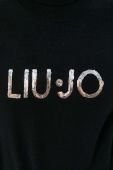 Светр Liu Jo жіночий колір чорний гольф (3511236)