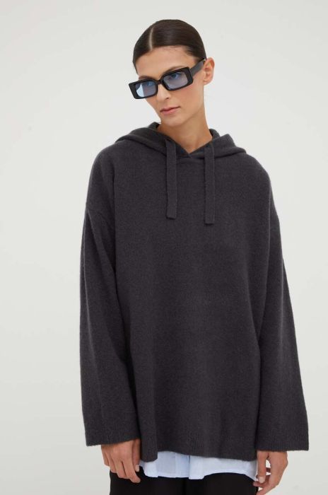 Вовняний светр Samsoe Samsoe колір сірий