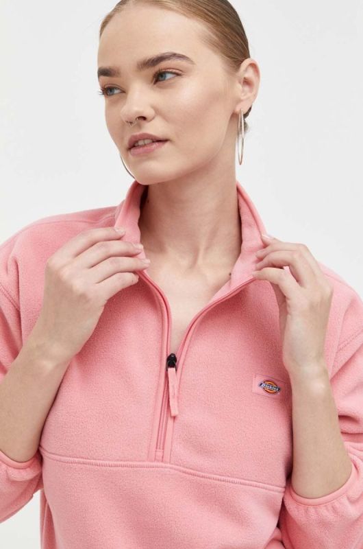 Кофта Dickies жіноча колір рожевий однотонна