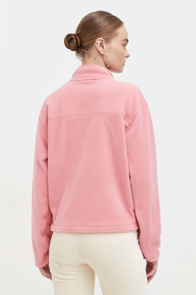 Кофта Dickies жіноча колір рожевий однотонна фото 3