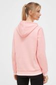 Кофта Puma жіноча колір рожевий з капюшоном з принтом (3441494)