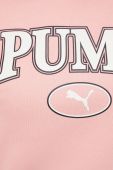 Кофта Puma жіноча колір рожевий з капюшоном з принтом (3441494)