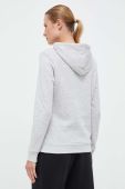 Кофта Puma жіноча колір сірий з капюшоном з принтом (3441502)