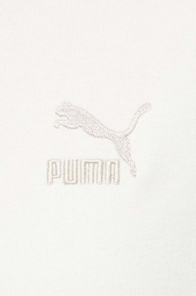 Кофта Puma жіноча колір бежевий з капюшоном однотонна (3653446) фото 5