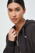 Кофта Puma жіноча колір чорний з капюшоном однотонна (3632550)