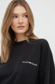 Кофта лаунж Emporio Armani Underwear колір чорний меланж