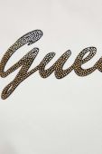 Кофта Guess жіноча колір бежевий з аплікацією (3503662)