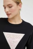 Кофта Guess жіноча колір чорний з аплікацією (3503682)