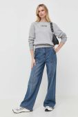 Кофта Guess жіноча колір сірий з принтом (3503702)