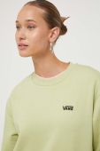 Кофта Vans жіноча колір зелений з аплікацією (3476797)