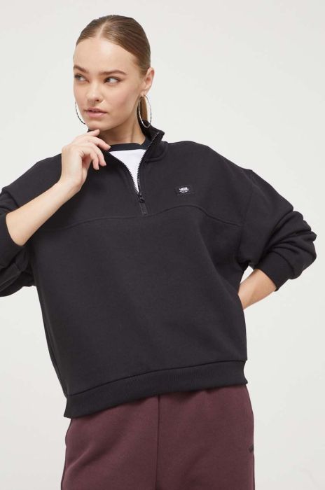 Кофта Vans жіноча колір чорний однотонна (3481109)