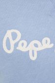 Кофта Pepe Jeans жіноча  з аплікацією колір блакитний (3461699)