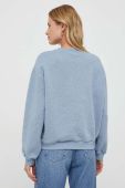 Бавовняна кофта Pepe Jeans жіноча  з аплікацією колір блакитний