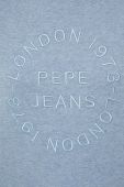 Бавовняна кофта Pepe Jeans жіноча  з аплікацією колір блакитний