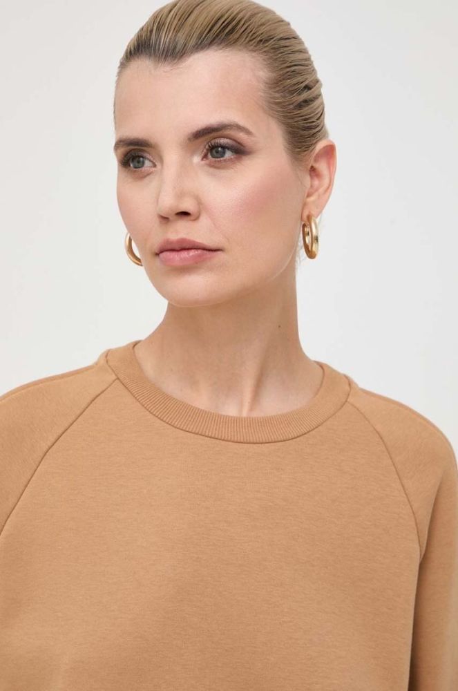 Кофта Max Mara Leisure жіноча колір коричневий з принтом (3605421) фото 4