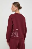 Кофта Max Mara Leisure жіноча колір бордовий з принтом