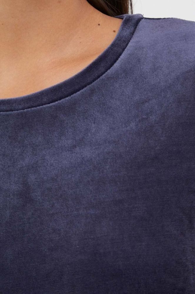 Лонгслів Max Mara Leisure колір синій фото 5