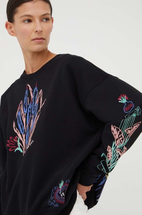 Бавовняна кофта PS Paul Smith жіноча колір чорний візерунок